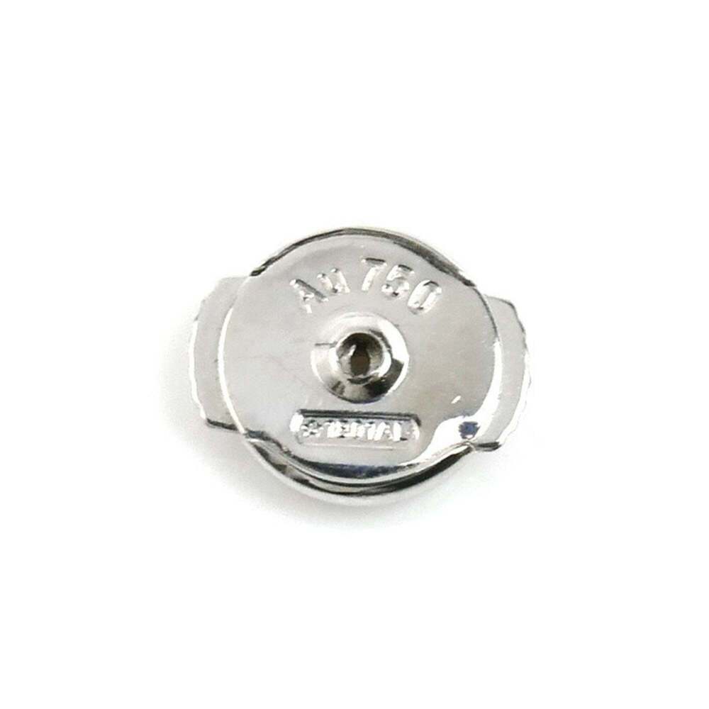 LOUIS VUITTON 18k Silver Diamond Earrings - Picture 4 of 6